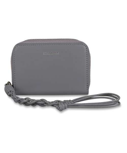 Jil Sander(ジル・サンダー)/ジルサンダー JIL SANDER 財布 小銭入れ コインケース メンズ レディース ラウンドファスナー 本革 ZIP AROUND WALLET SMALL /グレー