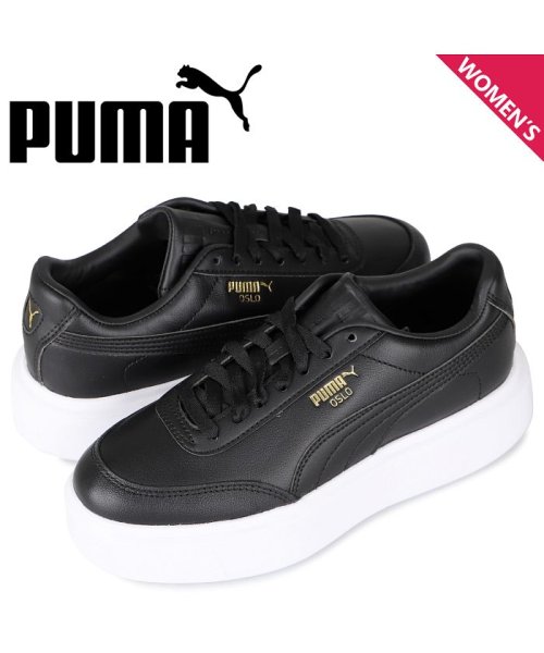 Puma プーマ スニーカー レディース 厚底 オスロ マヤ Oslo Maya ブラック 黒 02 プーマ Puma Magaseek