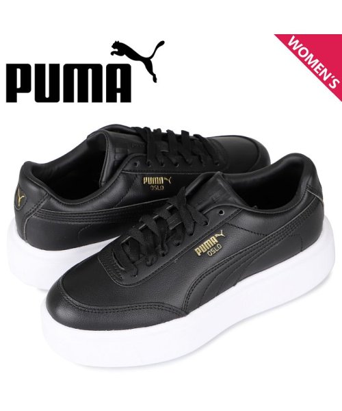 PUMA プーマ スニーカー レディース 厚底 オスロ マヤ OSLO MAYA ブラック 黒 374864－02(504254435) | プーマ( PUMA) - MAGASEEK