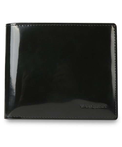 VANQUISH(ヴァンキッシュ)/ヴァンキッシュ VANQUISH 二つ折り財布 メンズ 本革 WALLET グレー ネイビー ブラウン ワイン グリーン VQM－43170/グレー