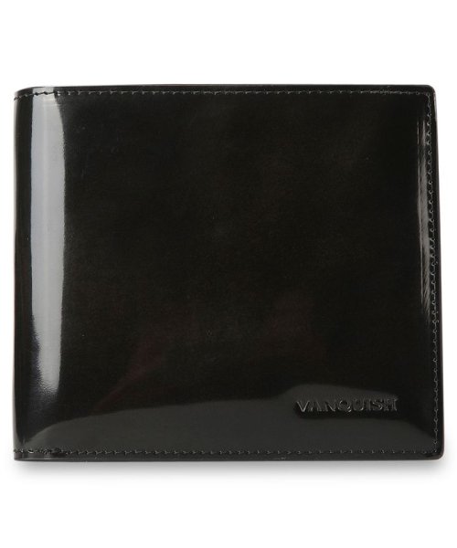 VANQUISH(ヴァンキッシュ)/ヴァンキッシュ VANQUISH 二つ折り財布 メンズ 本革 WALLET グレー ネイビー ブラウン ワイン グリーン VQM－43170/ダークグリーン