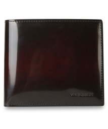 VANQUISH(ヴァンキッシュ)/ヴァンキッシュ VANQUISH 二つ折り財布 メンズ 本革 WALLET グレー ネイビー ブラウン ワイン グリーン VQM－43170/ワイン