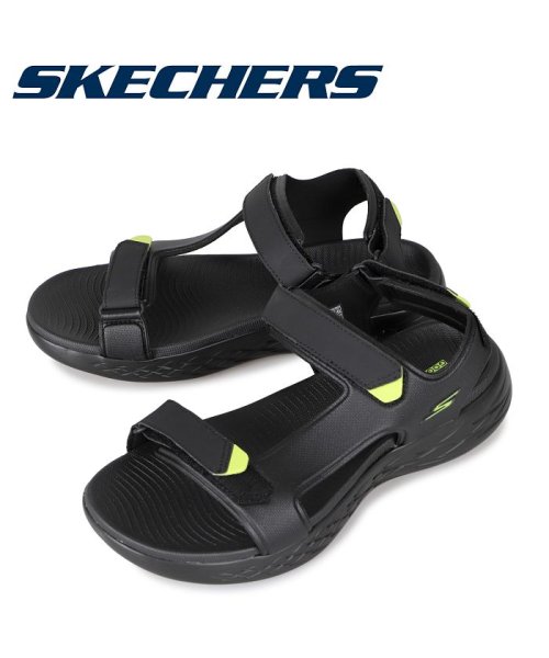 スケッチャーズ Skechers サンダル メンズ オンザゴー ベンチャー On The Go 600 Venture ブラック 黒 スケッチャーズ Skechers Magaseek