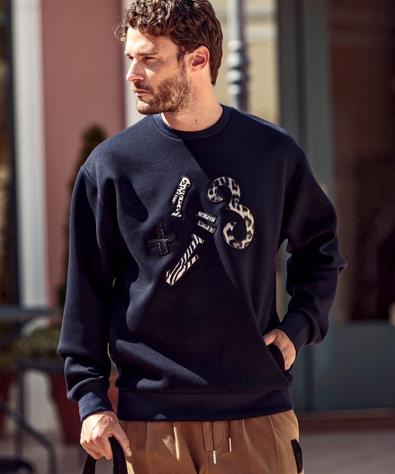 1+1=3アニマルロゴスウェット(504256343)｜HANKYU MEN'S / 阪急メンズ