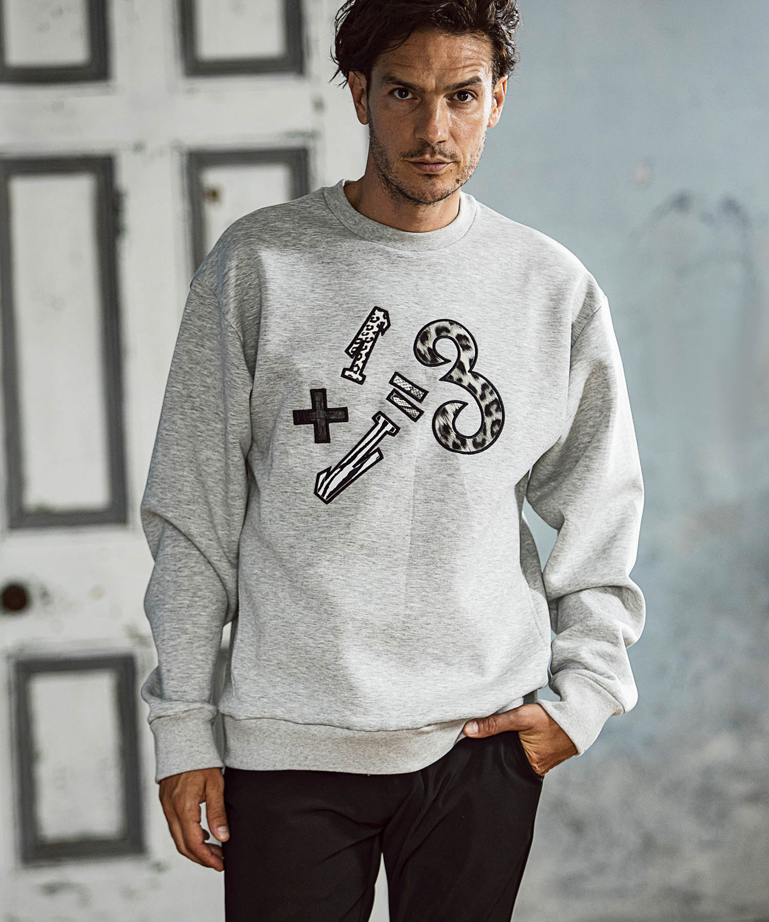 1+1=3アニマルロゴスウェット(504256343)｜HANKYU MEN'S / 阪急メンズ