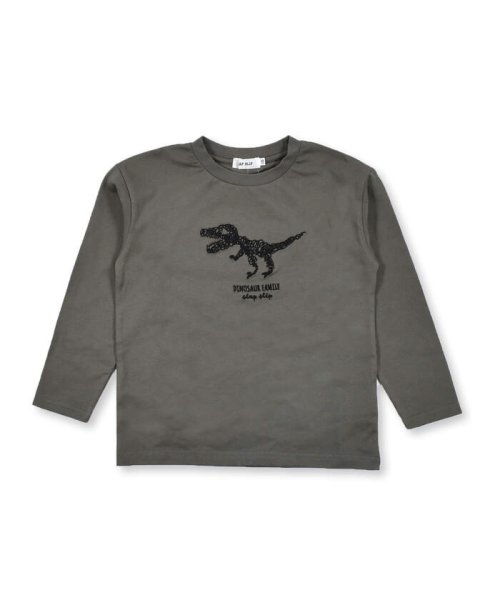 SLAP SLIP(スラップスリップ)/グルグル 恐竜 刺? Tシャツ (80~130cm)/グリーン