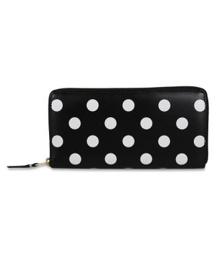 COMME des GARCONS/コムデギャルソン COMME des GARCONS 長財布 メンズ レディース ラウンドファスナー POLKA DOTS PRINTED ブラック 黒 SA0/504254340