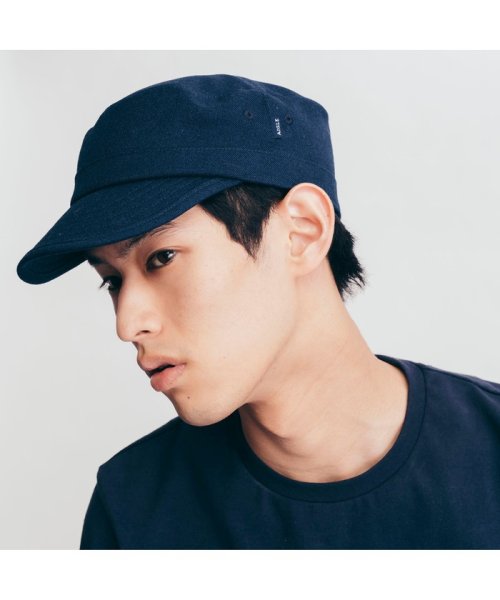 セール】ワークキャップ コンパクト(504257298) エーグル ユニセックス(AIGLE UNISEX) MAGASEEK エーグル AIGLE ニットキャスケット帽子 ネイビー