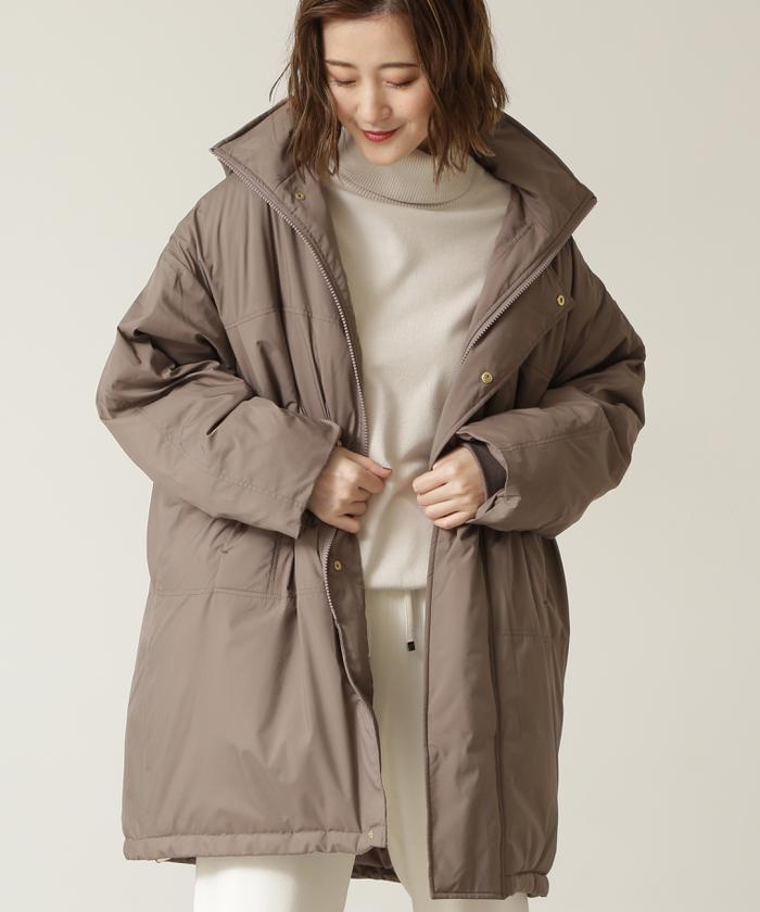 メカニカル NATURAL BEAUTY BASIC フォルム中綿コート モンスター
