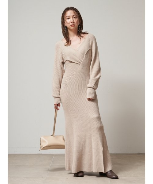 セール ラッピングニットワンピース フレイ アイディー Fray I D Magaseek