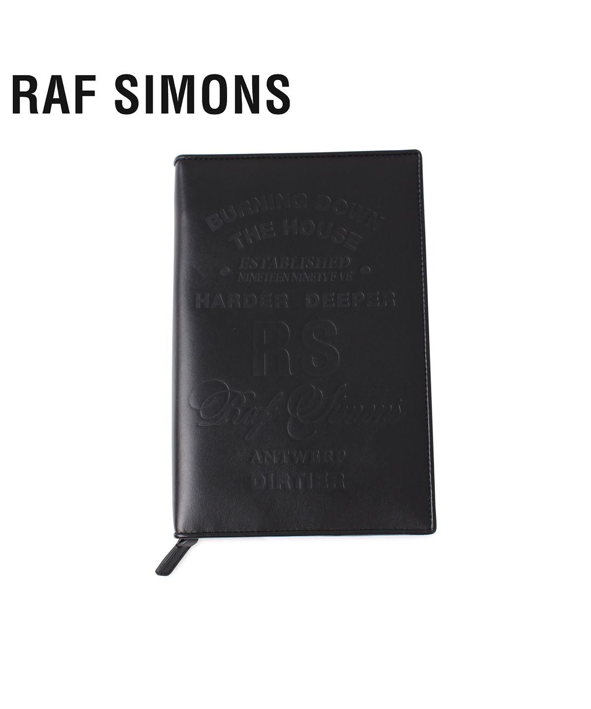 RAF SIMONS Big zipperd wallet ラフシモンズ レザー目立った汚れなどなし