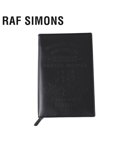 RAFSIMONS(ラフシモンズ)/ラフ シモンズ RAF SIMONS 財布 長財布 メンズ BIG ZIPPED WALLET ブラック 黒 192－941/ブラック