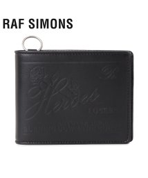 RAFSIMONS/ラフ シモンズ RAF SIMONS 財布 二つ折り メンズ WALLET WITH RING ブラック 黒 192－946/503017645