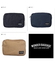 WONDER BAGGAGE(ワンダーバゲージ)/ワンダーバゲージ WONDER BAGGAGE ポーチ 小物入れ メンズ レディース 1.7L ACCESSORY PORCH L/ネイビー