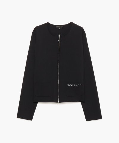 WQ58 CARDIGAN ジップアップカーディガン