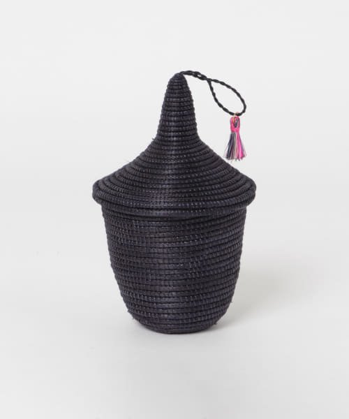 URBAN RESEARCH(アーバンリサーチ)/indigo africa　Mini Black Tassel Basket/BLACK