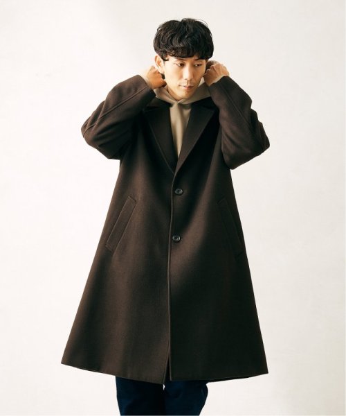 セール Tech Melton シングル Aラインコート ジャーナルスタンダード レリューム メンズ Journal Standard Relume Men S Magaseek