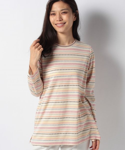 数量限定価格 カラフルボーダーカットソー トップス Ritchievalens Com