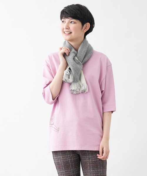 セール クマさんイラスト7分袖tシャツ キャラ オ クルス Cara O Cruz Magaseek