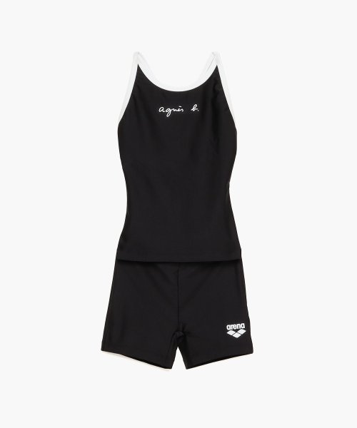 agnes b. GIRLS OUTLET(アニエスベー　ガールズ　アウトレット)/【Outlet】JFE2 E MAILLOT ARENA キッズ 水着/ブラック