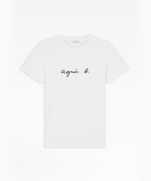 agnes b. HOMME(アニエスベー　オム)/S137 TS ロゴTシャツ/ホワイト