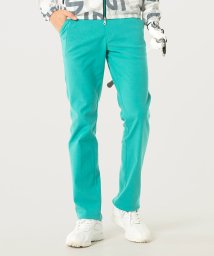 le coq sportif GOLF (ルコックスポルティフ（ゴルフ）)/ゴルファーズシリーズシャンブレーロングボトムス《ストレッチ・はっ水》【アウトレット】/エメラルドグリーン