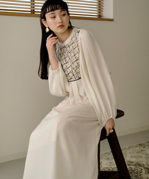 セール Web限定 フロント刺繍ワンピース バブ Bab Magaseek