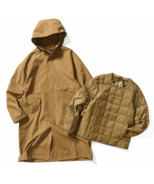 NOLLEY’S goodman(ノーリーズグッドマン)/【TAION/タイオン】CR HOOD COAT SET フードコートセット #TAION－CR02SET/カーキ