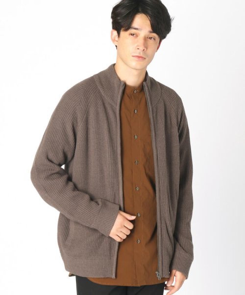セール コムサイズム メンズ Comme Ca Ism Mens ハイネック ジップアップカーディガン Magaseek
