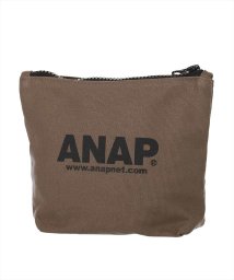 ANAP(アナップ)/ANAPロゴキャンバスポーチ/グレー