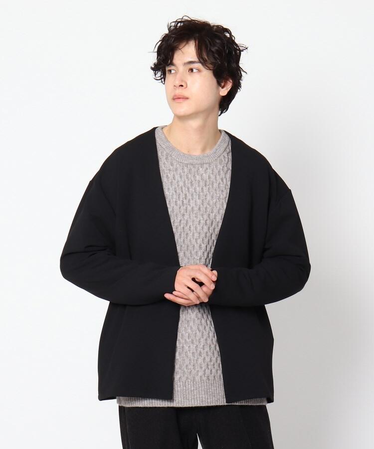 セール ザ ショップ ティーケー The Shop Tk 梨地ダンボールノーカラーカーデ Magaseek