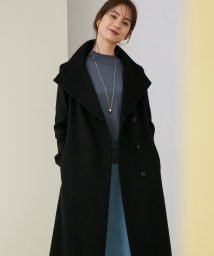 ROPE'(ロペ)/【21AW】カシミヤ混プレミアムウール　シルエットコート/ブラック（01）