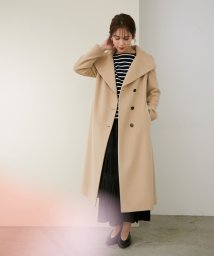 ROPE'(ロペ)/【21AW】カシミヤ混プレミアムウール　シルエットコート/ベージュ（27）