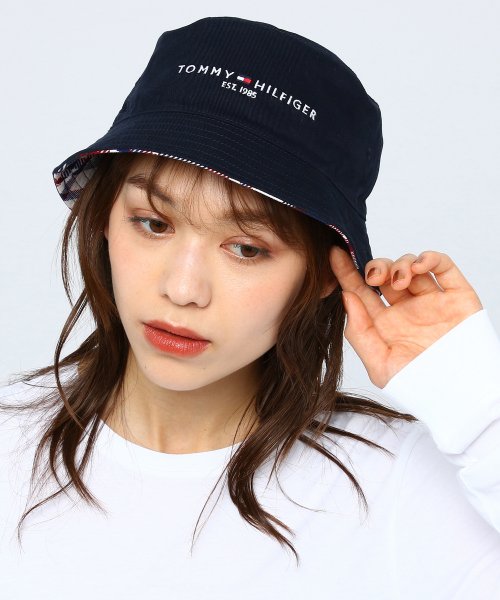 セール ロゴバケットハット トミーヒルフィガー Tommy Hilfiger Magaseek