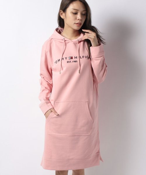 セール ベーシックロゴパーカーワンピース トミーヒルフィガー Tommy Hilfiger Magaseek