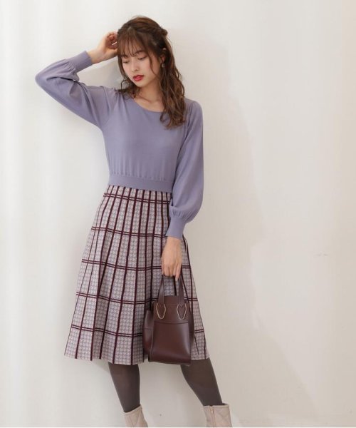セール プリーツチェックニットワンピース プロポーション ボディドレッシング Proportion Body Dressing Magaseek セール プリーツチェックニットワンピース プロポーション ボディドレッシング Proportion Body Dressing Magaseek