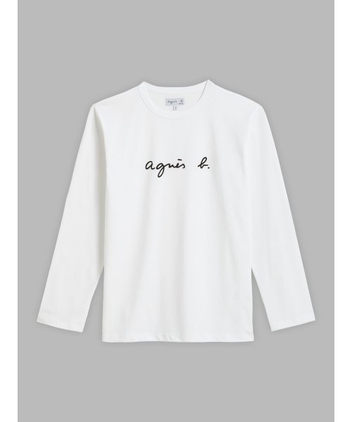 agnes b. FEMME(アニエスベー　ファム)/S137 TS ロゴTシャツ/ホワイト