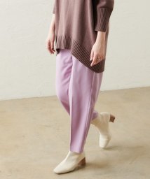 NICE CLAUP OUTLET(ナイスクラップ　アウトレット)/【natural couture】美シルエット微起毛テーパードパンツ Lサイズ/ピンク