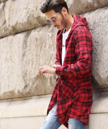 ネルロングシャツ 長袖シャツ メンズ カジュアルシャツ チェックシャツ ネルシャツ 柄シャツ 長袖 シャツ トップス ロング丈 チェック ジギーズショップ Jiggys Shop Magaseek