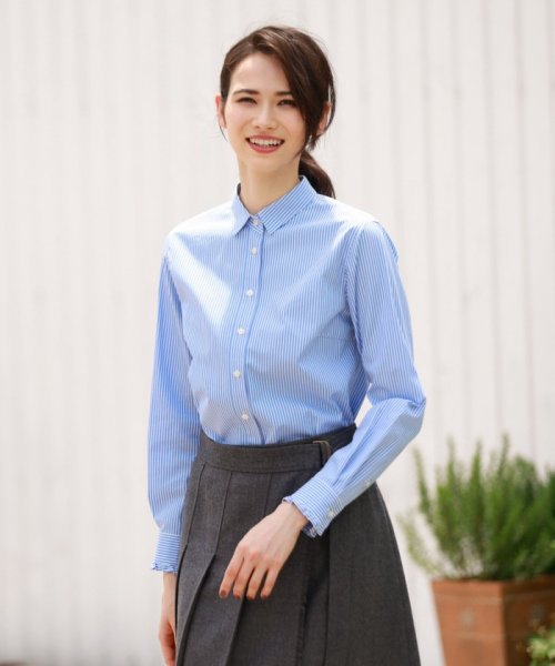 フリルカフスストライプシャツ マッキントッシュ フィロソフィー Mackintosh Philosophy Magaseek