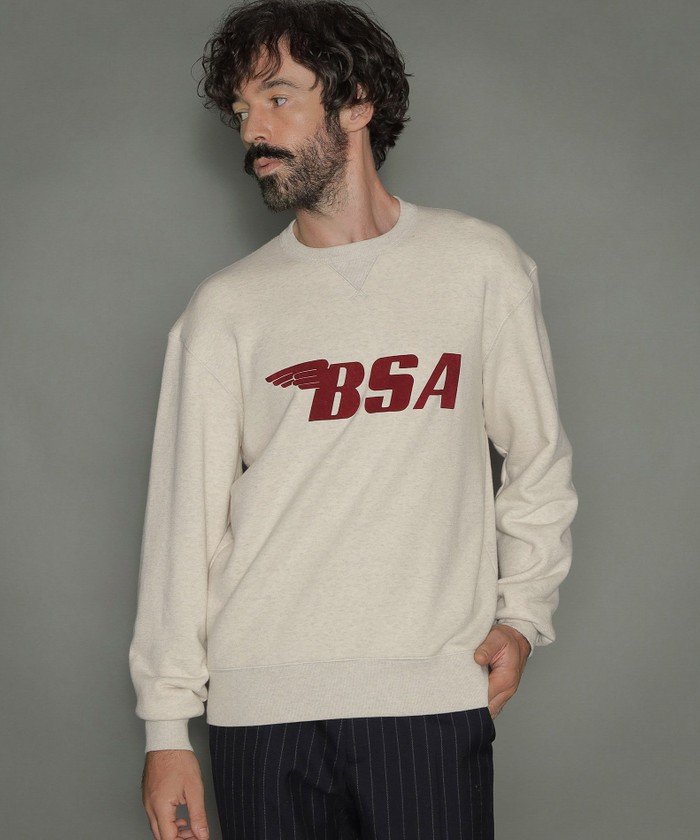 BSA】フロッキーロゴプリントスウェット(504196353)｜HANKYU MEN 