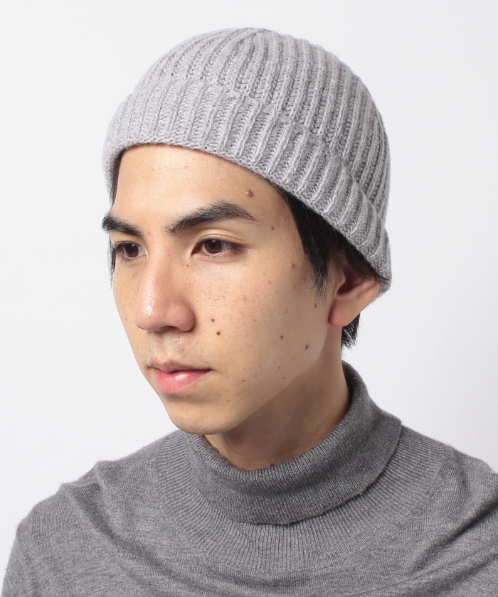 春夏新作モデル 新品 メンズ ウール100 ニット帽 ニットキャップ ビーニー Hlt No