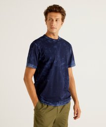 BENETTON (mens)(ベネトン（メンズ）)/タイダイ染め半袖Tシャツ・カットソー/ネイビー