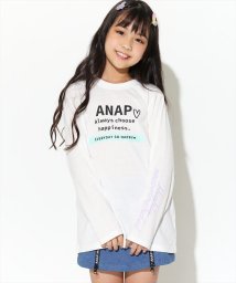 ANAP KIDS(アナップキッズ)/ハートロゴプリントチュニック/オフホワイト