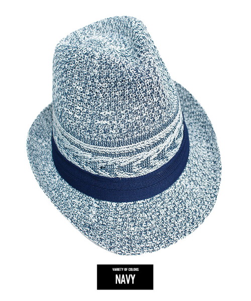 あぜ編み 中折れハット メンズ 大きいサイズ 選べるサイズ サーモ ストローハット ハット 帽子 男女兼用 麦わら帽子 サイズ調節 BIG HAT  リルハット(504237205) ワンカラーズ(one colors) MAGASEEK