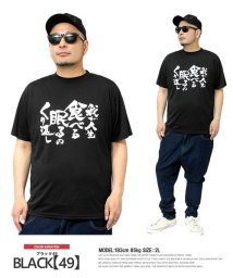 one colors(ワンカラーズ)/おもしろ 半袖 Tシャツ メンズ 大きいサイズ プリント ドライ メッシュ 吸汗速乾 カットソー　おもしろTシャツ 面白い ギャグ ネタ プレゼント グッズ ネ/ブラック