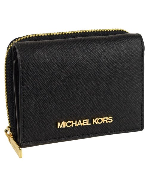 MICHAEL KORS(マイケルコース)/【Michael Kors(マイケルコース)】MichaelKors マイケルコース 三つ折り財布/ブラック