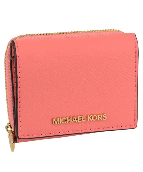 MICHAEL KORS(マイケルコース)/【Michael Kors(マイケルコース)】MichaelKors マイケルコース 三つ折り財布/コーラル系