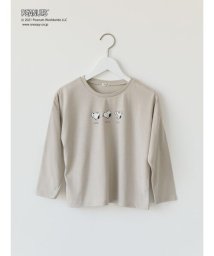 KOE(コエ)/PEANUTS スヌーピーロングTシャツ/グレー