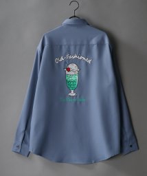 SITRY(SITRY)/【SITRY】Back stitch Regular collar shirt/バックステッチ レギュラーカラーシャツ/柄1